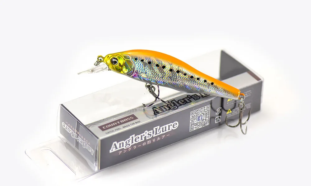 Countbass Sinking Minnow 80mm 3-1/8" 10.8g 3/8 oz. Dive 1.2-2.5m Hardbaits Fishing Lures Wobblers Jerk Your Bait Crankbaits