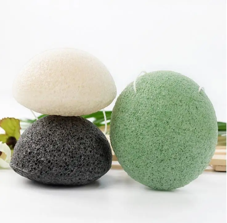 Flutter wash natural active plant konjac Cleansing face cleaning flapping konjac cleaning sponge 200pcs SN3449