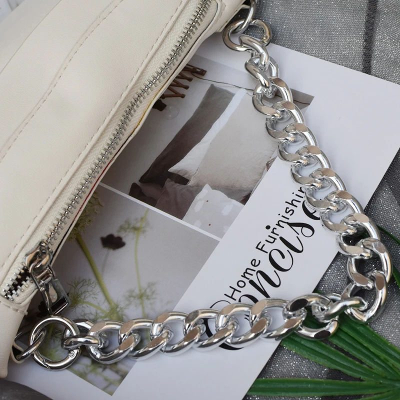 30cm New European and American small fragrance wind Metal aluminum bag chain Jewelry necklace Chain accessories Bag chain