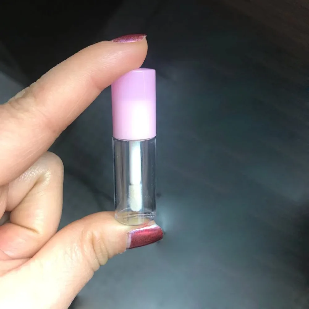 10/50/100 stücke 3ml Leere Lip Gloss Rohre Mini Lipgloss Container Kunststoff Flüssige Lippen balsam DIY tragbare Probe Flasche. – Detail 8