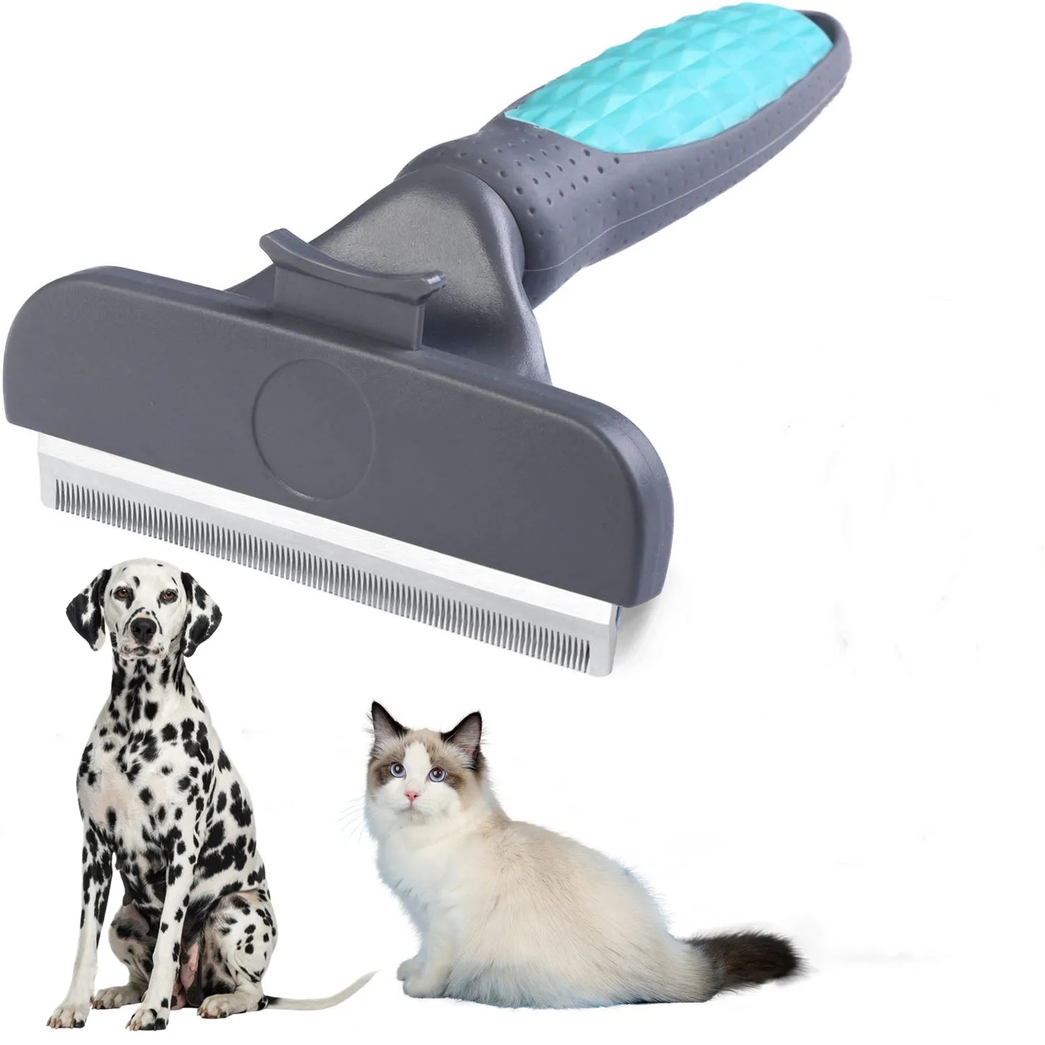 Self-Clean Pet Grooming Comb Dog Hair Remover Brush Cat Hair Shedding Brush Hair Removal Pet Cleaning Accessories Tools Supplies