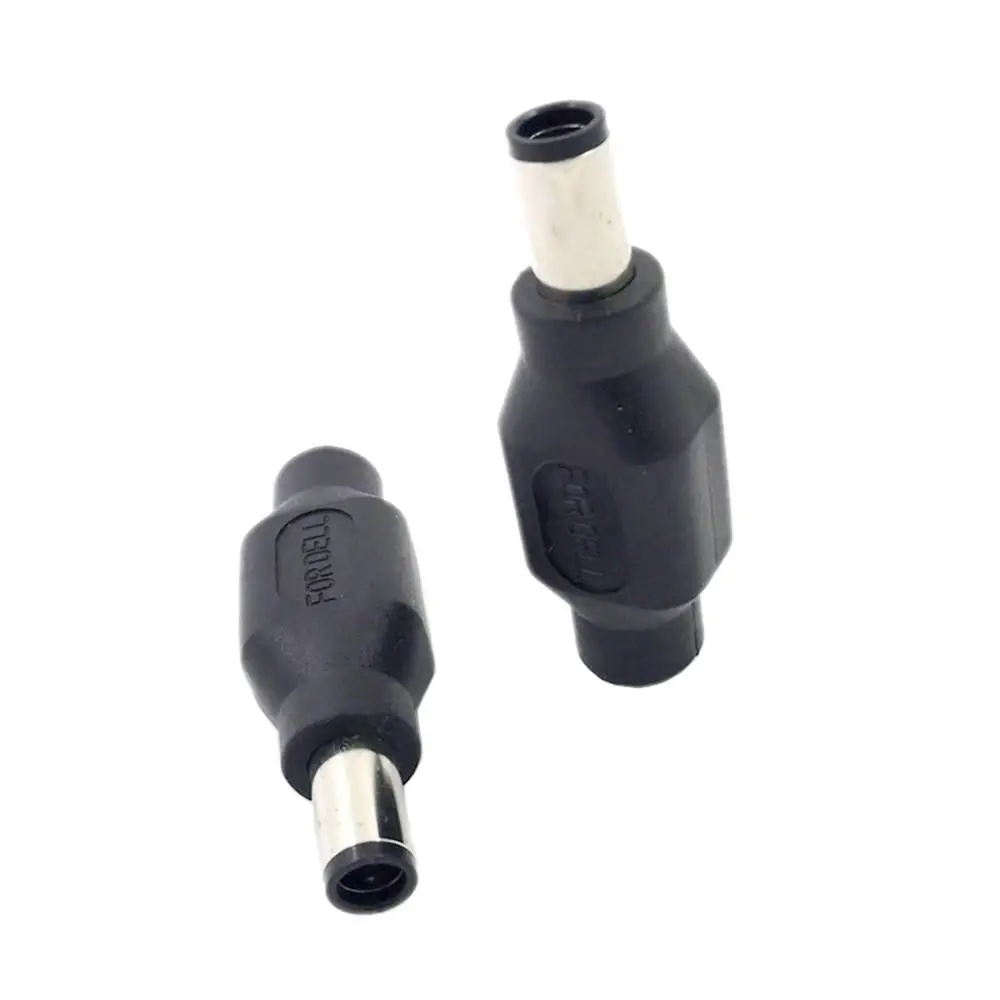 1Pair 7.4 x 5.0 mm DC Male to 5.5 x 2.1mm DC Female Power Plug Adapter Connector with chip for DELL for HP
