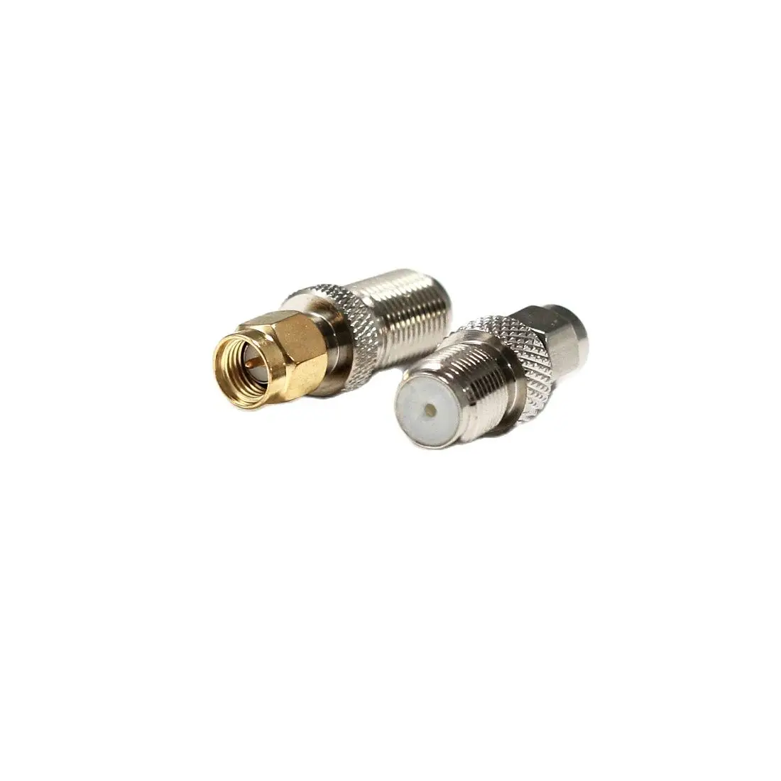 1PC SMA-F Coax Adapter F  Female Jack   to  SMA  Male Plug  RF Convertor  Straight   NEW Wholesale