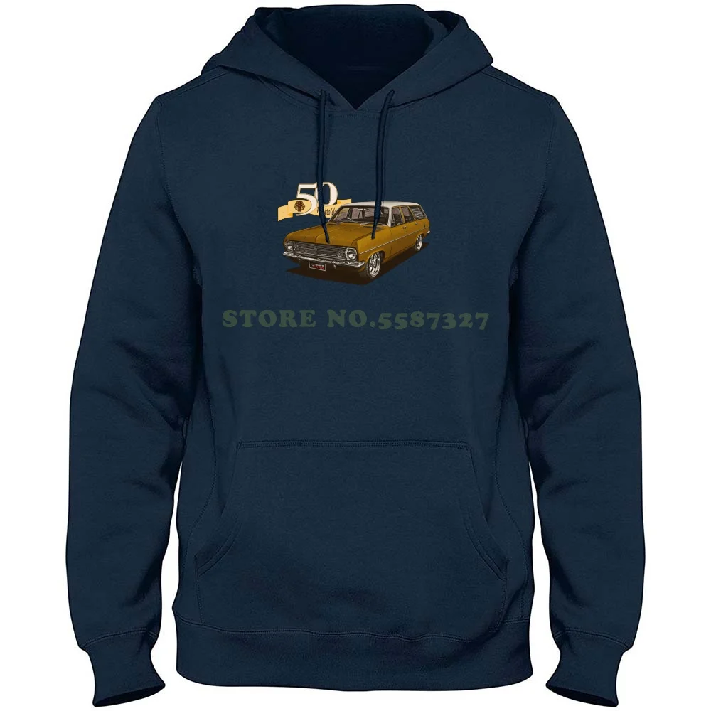 Hr Holden Station Wagon-50Th Anniversary-Gold & White 100% Pure Cotton Hoodie T-Shirt Hr Holden Car Auto Motor Australia 50Th