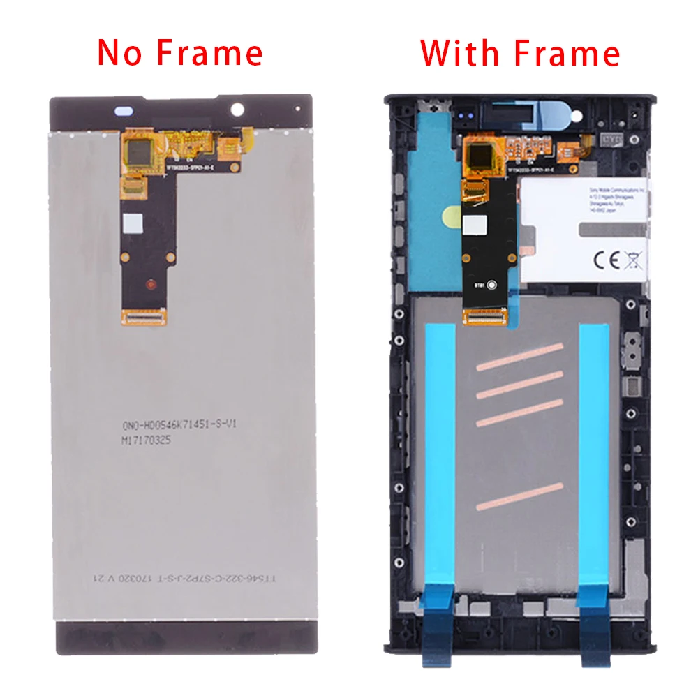 5.5\'\' Original LCD  For SONY Xperia L1 G3312 G3311 G3313 LCD Display Touch Screen Digitizer For Sony L1 LCD display With Frame