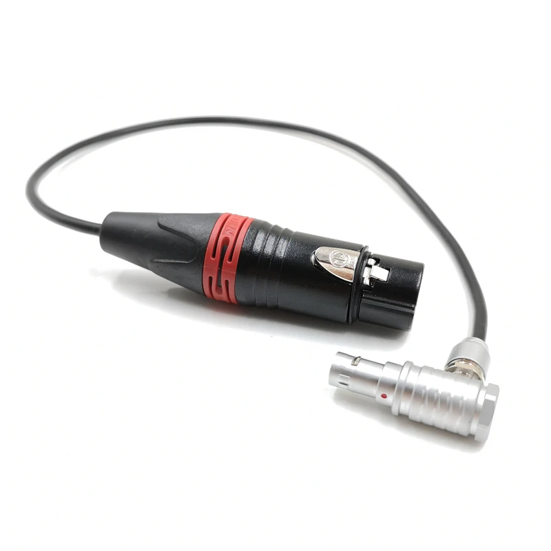 ARRI ALEXA MINI LF Audio Linie für XLR 3pin auf rechtwinklig 6Pin Stecker Audio Port – Detail 8
