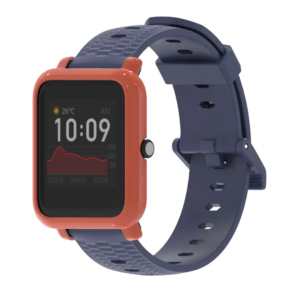 สายรัดข้อมือสำหรับ Amazfit Bip S Smartwatch 20มม.นาฬิกาซิลิโคนสร้อยข้อมือ Protector สำหรับ Amazfit Bip S lite