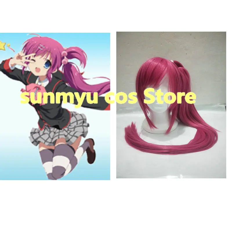 Little Busters Haruka Saegusa Wig Cosplay Custom Customize Halloween