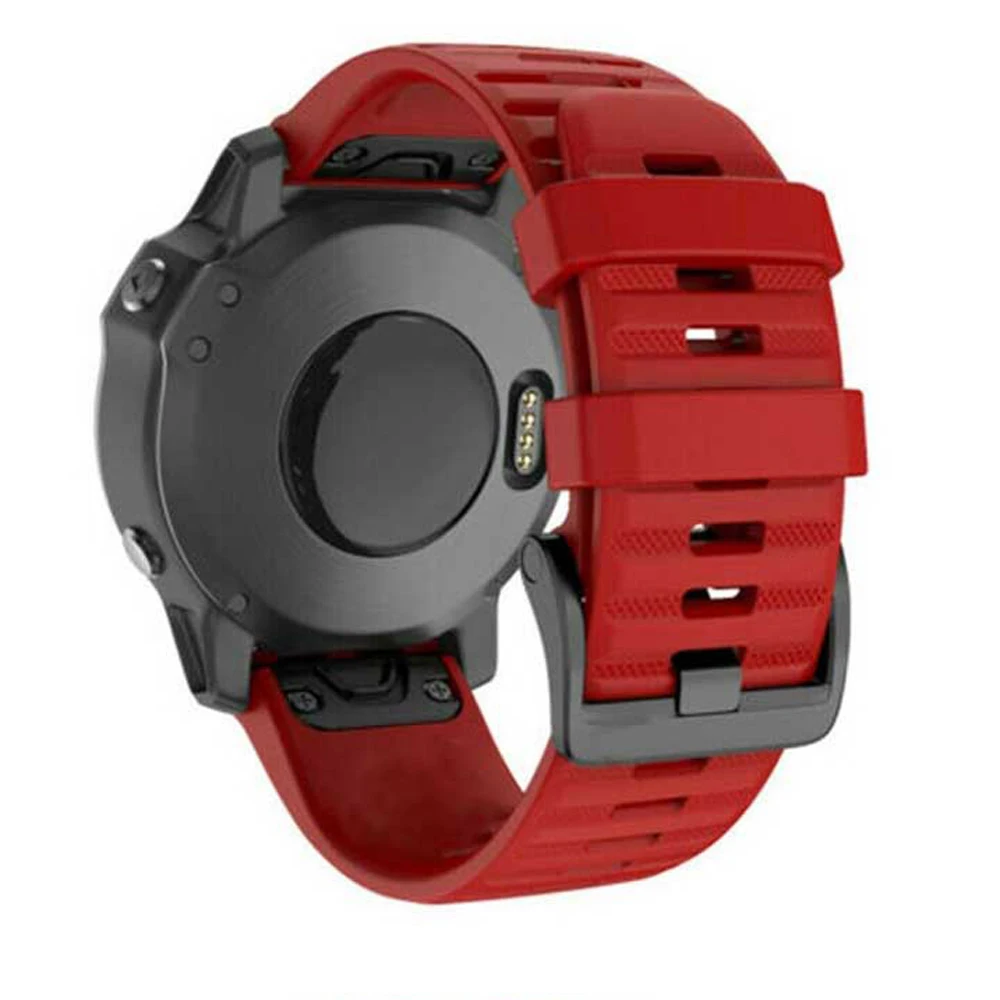 22 26mm Quick Release EasyFit strap for Garmin Fenix 6X 6 Pro Forerunner 945 Silicone Strap for Garmin Fenix 5X 5 5X Plus Band