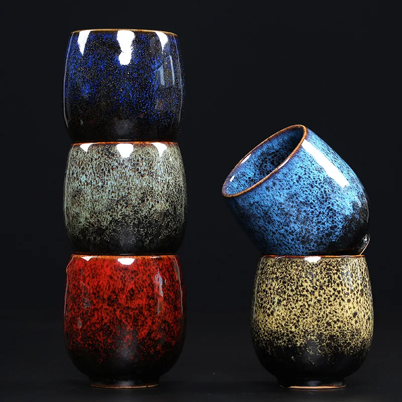 

Керамический чайный сервиз LingAo Kiln Glaze, чашка Tianmu Jian, одинарная чашка, оптовая продажа