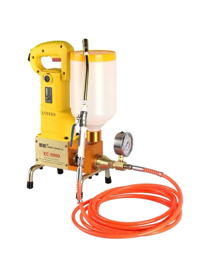 1100W Epoxy injection pump Epoxy / Polyurethane foam Grouting Machine Steel HosePolyurethane crack 999 high quality 999