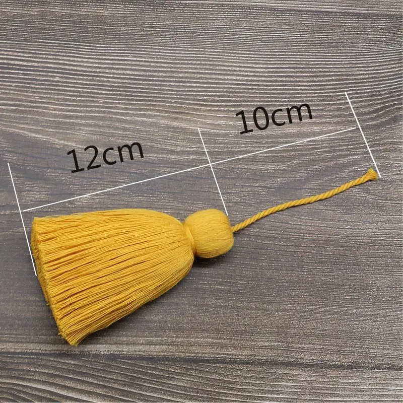 WFFNNKC 5Pcs Cotton Fat Big Tassels Trim Home Textile Garments Curtains Crafts Accessories Hanging Fringe Fashion Bag Pendant