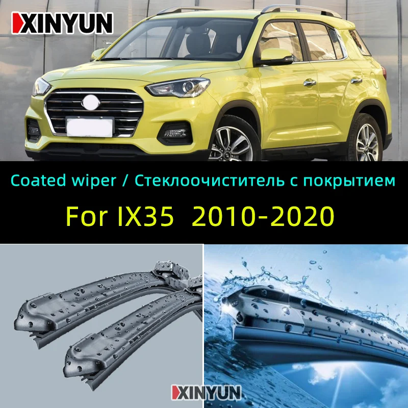 Coated wiper Front Wiper Blades For Hyundai ix35 2010-2020 2015 2016 2018 2018 2019 Windshield Windscreen Rear Window 24