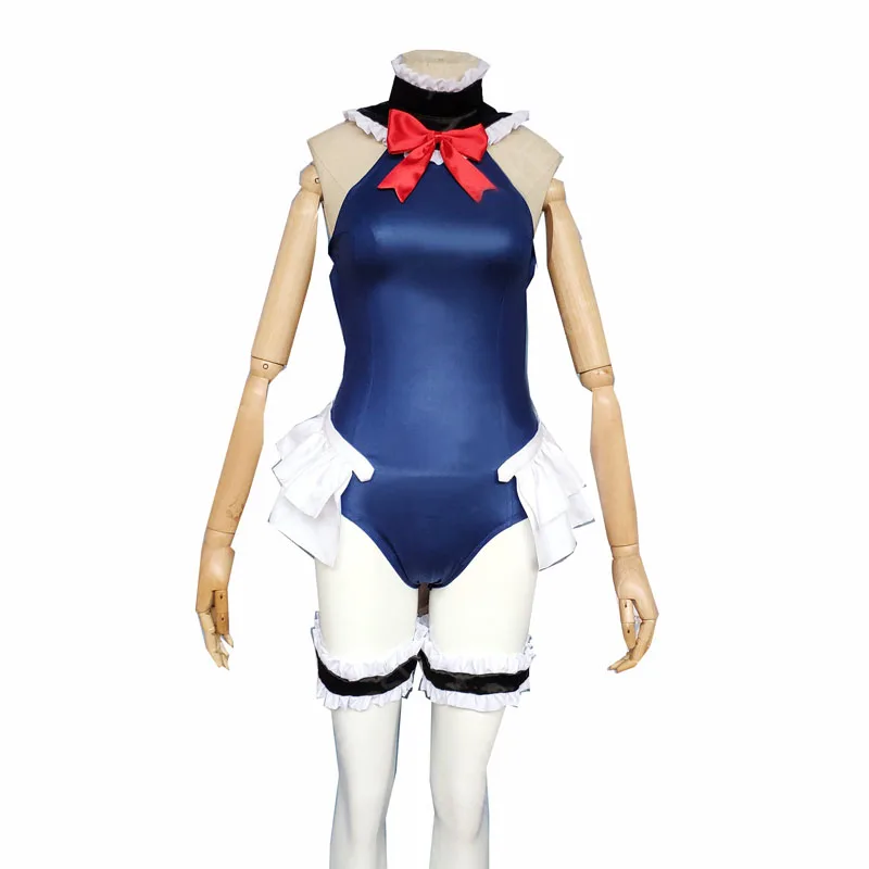 

Hot Game Marie Rose Swimsuit Cosplay Costume New Fashion Swimming Party Role Blue Bikini 110