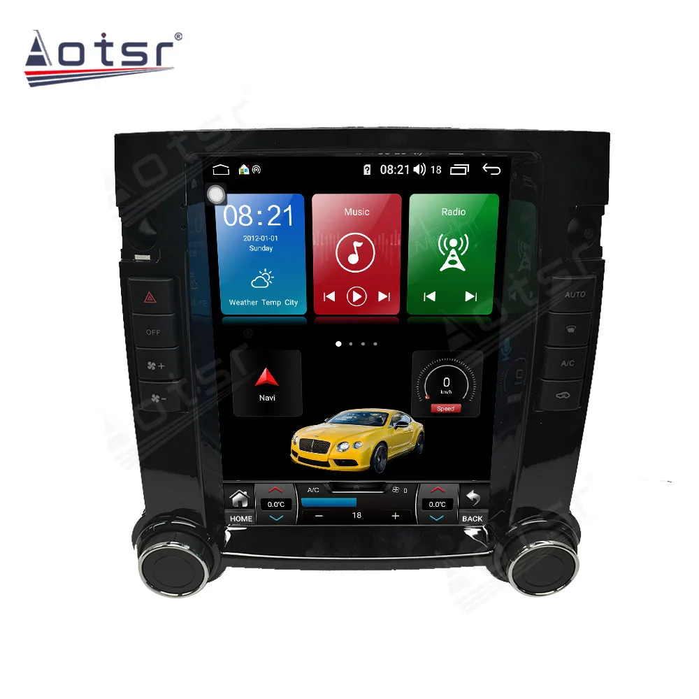 Android 10 Tesla Vertical Screen For Volkswagen Touareg GP 2003 -2011 Car GPS Navigation Radio Stereo Multimedia Player HeatUnit