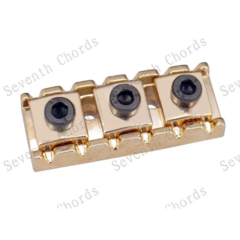 A Set of 42.2MM Gold Guitar Locking Nut Tremolo Reflect Pedal Guitar Accessories Parts Musical Instrument