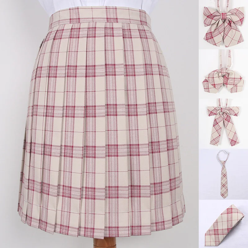 Frauen Falten Rock Sommer Hohe Taille Plaid Gefaltete Rock Cosplay Anime Sailor Anzug Kurze Röcke Weibliche Mini Jk Schule Uniformen