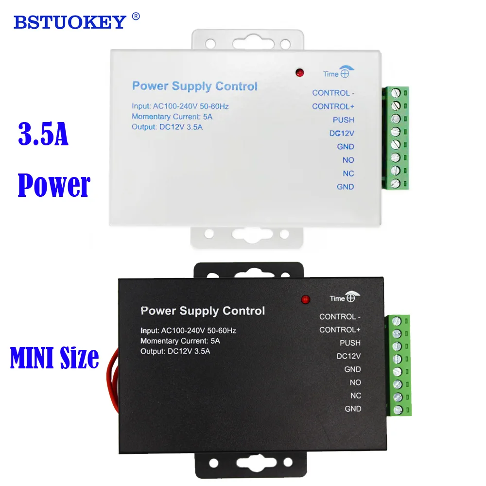 

Access Control Power Adapter DC 12V 5A Door System Switch AC 100~240V Time Delay Electric Gate Lock Power Supply