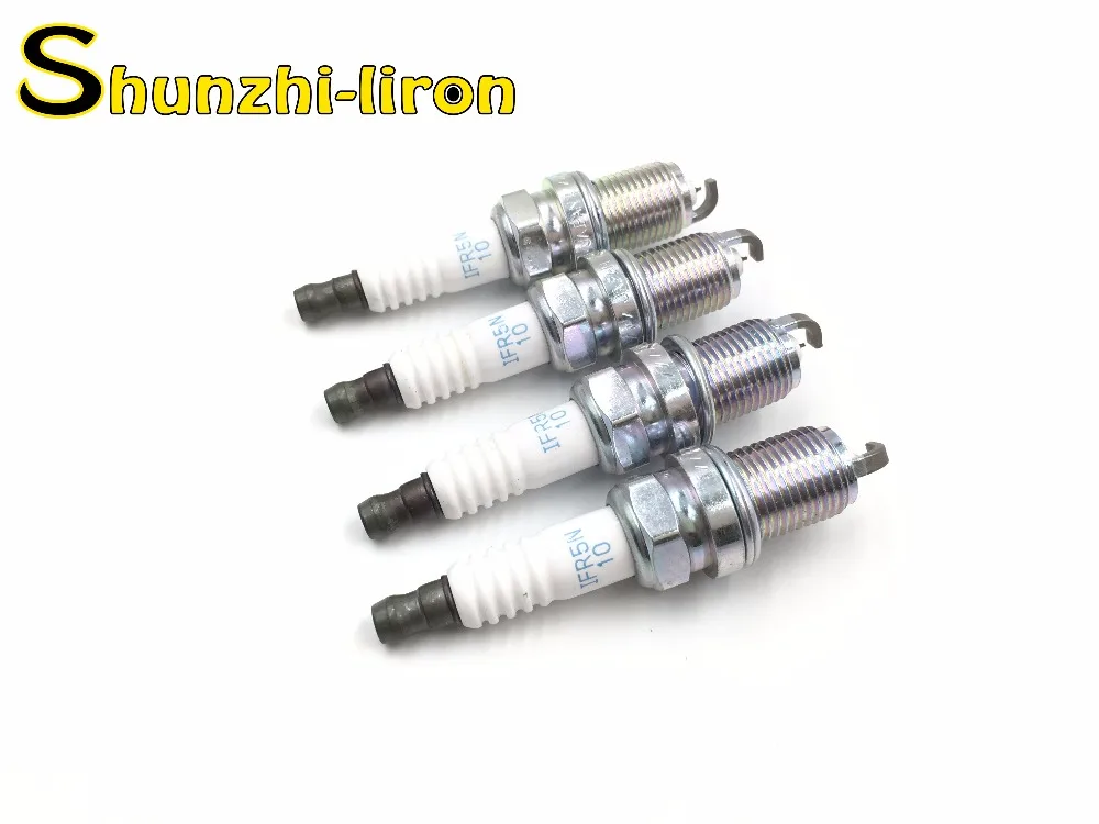 4pcs LR005253 IFR5N-10 Iridium Spark Plugs For Land Rover 2005-2009 LR3 4.4L-V8 Ignition System