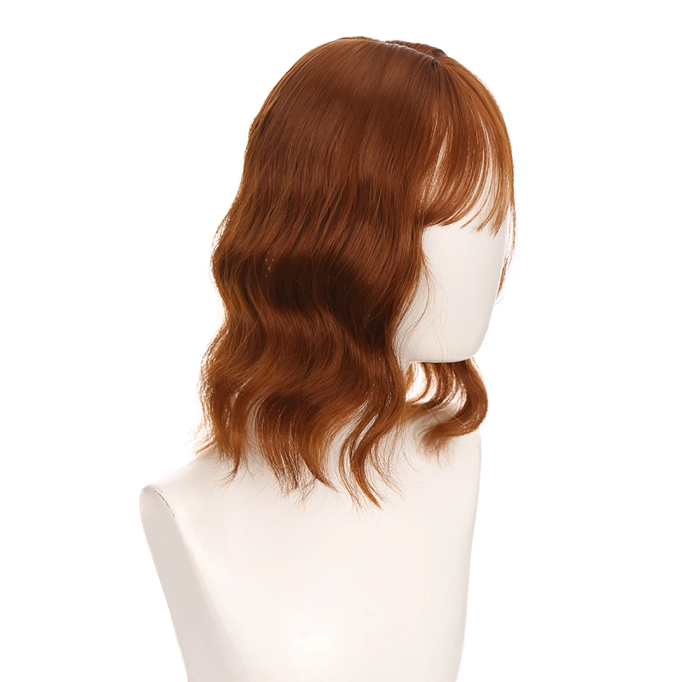 AILIADE 45CM Synthetic Hair Long Water Wave One Piece Haipiece Black Brown Wave Pieces Clip in Hair Pieces For Women image 6