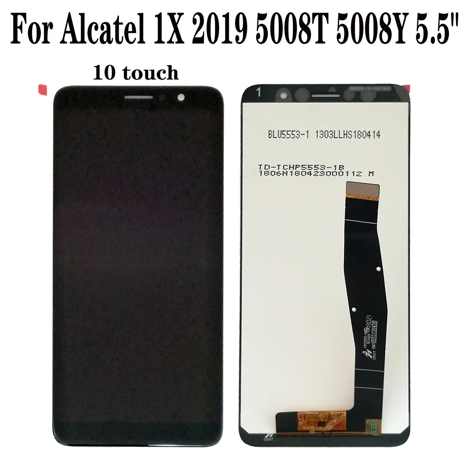 

Original New 5.5" For Alcatel 1X 2019 5008T 5008Y LCD Display Touch Screen