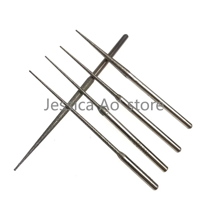 20pcs 70mm Long Pointed Needle Abrasive Tools Diamond Grinding Needle Diamond & CBN Jade Carving Metal Polishing Needle