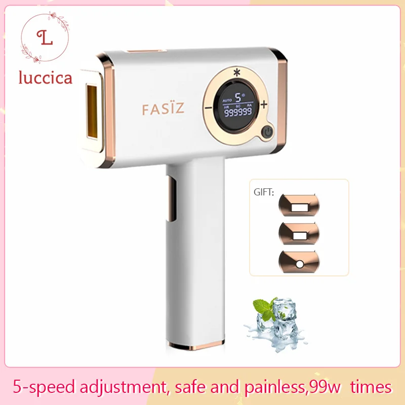 

LUCCICA 8-15J Professional Laser Hair Removal Painless Whole body Ice Feel Hair Removal Laser Epilator