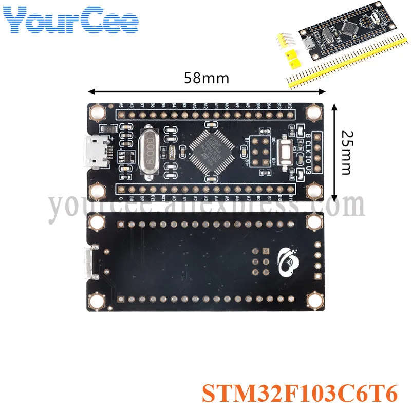 2pcs/1pc STM32F103C6T6 System Development Board Module STM32 STM32F103 Microcontroller Core Board Learning Board