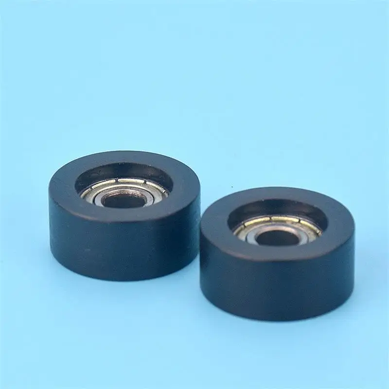 20 stücke/100 stücke flache rolle 6*21*10mm 696ZZ 696 lager POM kunststoff beschichtete riemenscheibe tür fenster führungsrad 3d drucker teile 6x21x10 – Detail 2