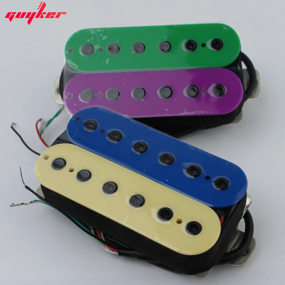 A Set GUYKER Multicolor Electric Guitar Humbucker Pickups