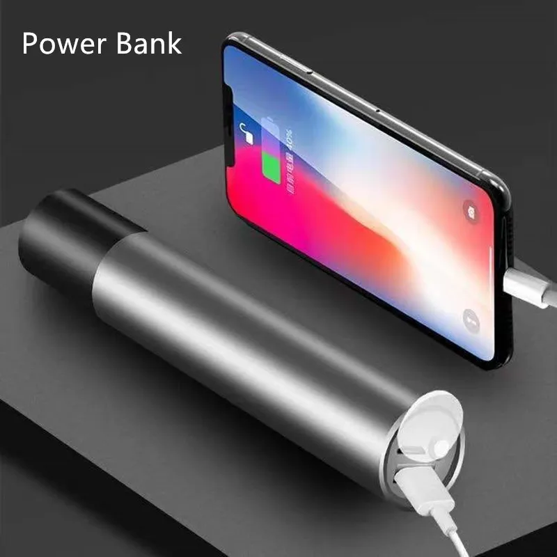 3 In 1 Mini Led Verlichting + Power Bank + Verborgen Camera Infrarood Detector Handheld Lens Detector Voor Hotel Badkamer