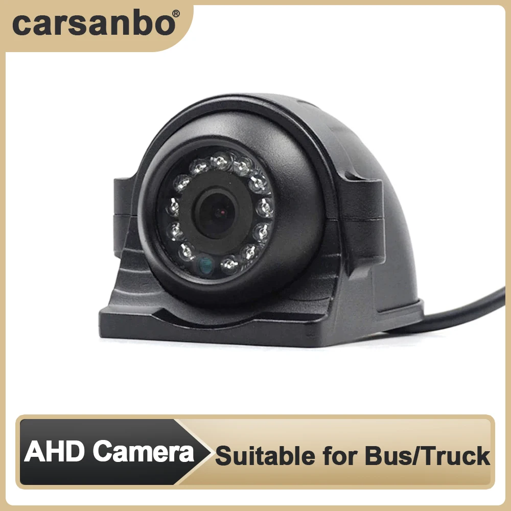 

Car Side Rear View Reversing AHD Camera 720P HD Night Vision Camera Is Suitable for Bus, Truck, RV, Trailer, Vehicle Monitoring