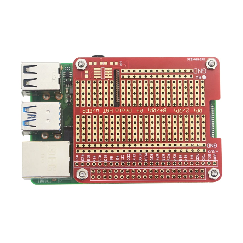 DIY Proto HAT Shield Extension Board dla Raspberry Pi 5/4B / 3B+ / 3B RPI GPIO Board dla RPI 5 4B