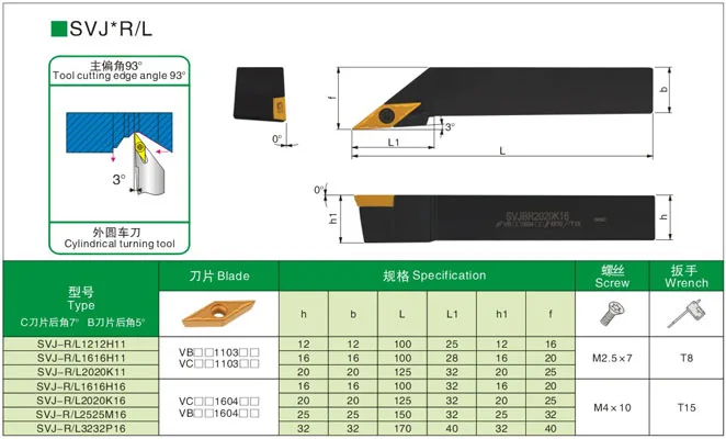 1 ชิ้น SVJCL1010H11 SVJCR1010H11 เครื่องมือ REST เครื่องกลึง CNC เครื่องกลึงโลหะเครื่องมือตัดเครื่องมือ CNC เครื่องมือ REST