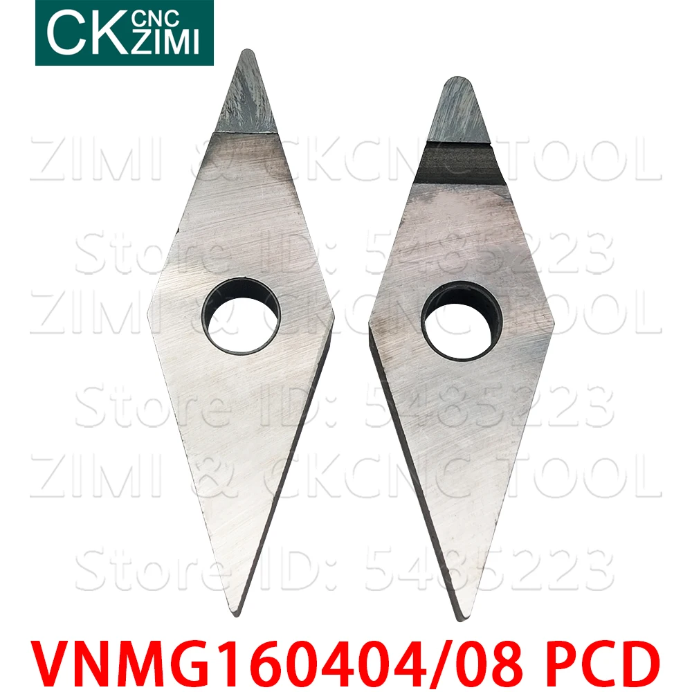 VNMG VNMG160404 PCD VNMG160408 PCD вставка Алмазная Поворотная лопасть CNC внутренний токарный инструмент металлический токарный станок вставка для медного алюминия