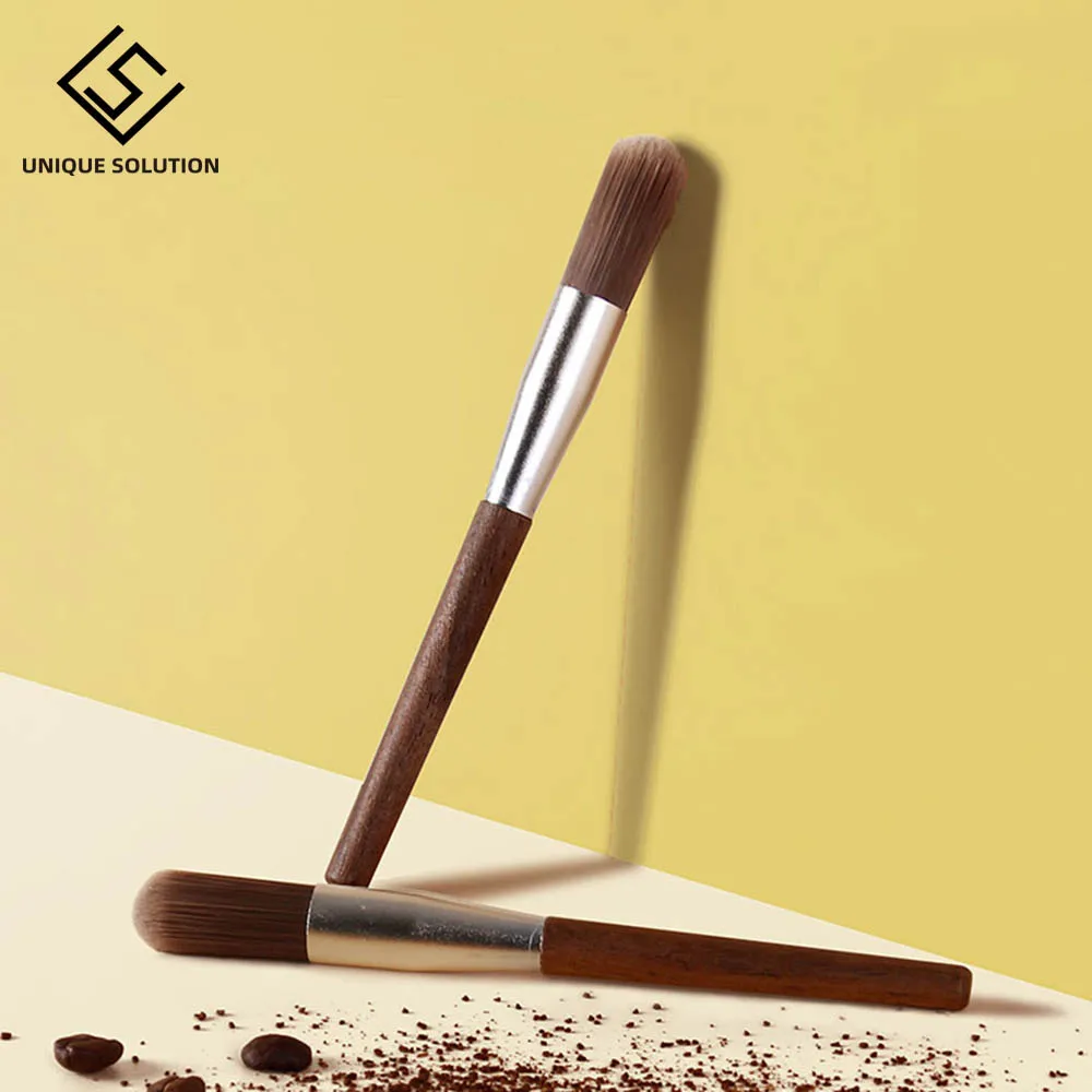 Coffee Grinder Machine Cleaning Brush Bristles Dusting Brushes with Wooden Handle Cleaner Tool for Barista Kitchen