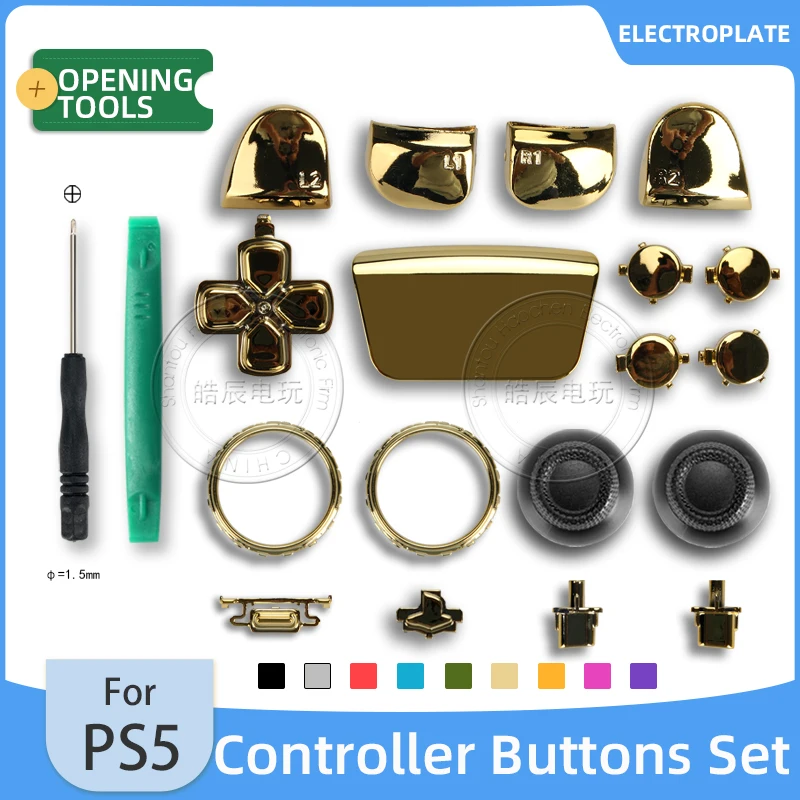 HOTHINK сменная кнопка «сделай сам» для PS5 контроллера Thumb 3D аналоговые колпачки джойстика ремонтные комплекты со стандартным аксессуаром для PS5