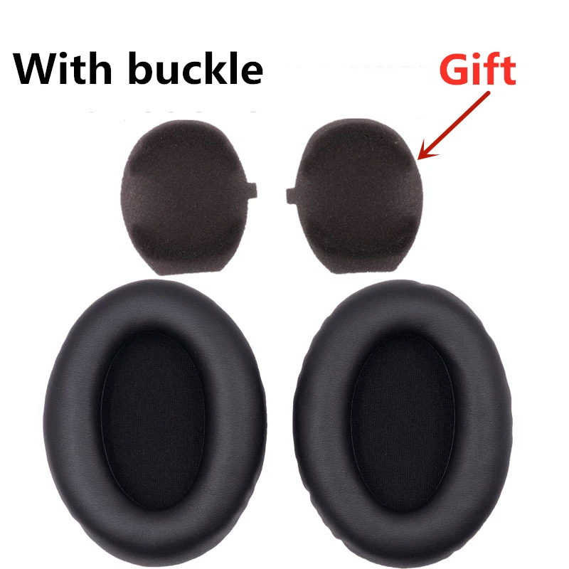 Ohr Pads für Sony WH-1000XM2 WH-1000xm3 WH-1000XM4 Kopfhörer Hohe Qualität Schaum Ohr Pads Kissen Mit Schnalle Baumwolle Pad 2,16 – Detail 11