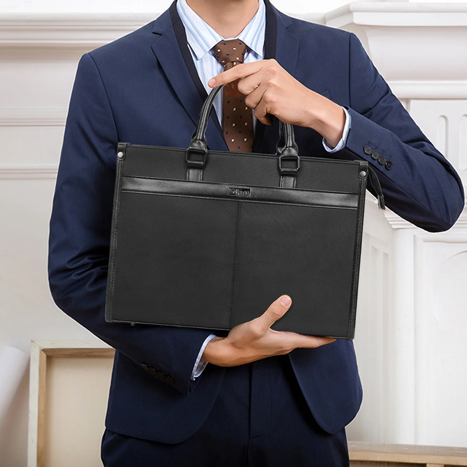 Mannen Business Aktetas Laptop Tas Hoge Kwaliteit Office Tassen Voor Mannen Handtas Werk Bag Sac Homme Luxe Handtassen