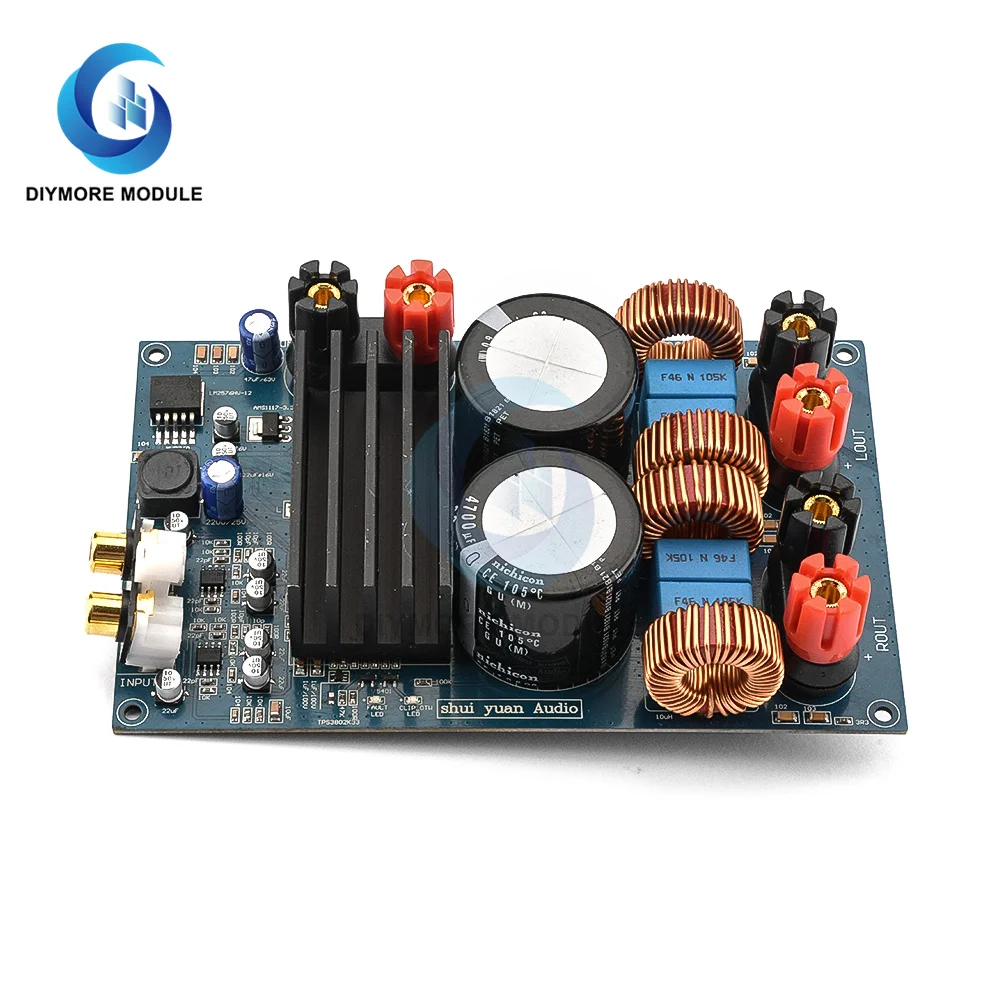 TPA3255 2.0 Digital Amplifier Board DC24-48v Strong High Power 300W + 300W Class D o Digital Amplifier Board