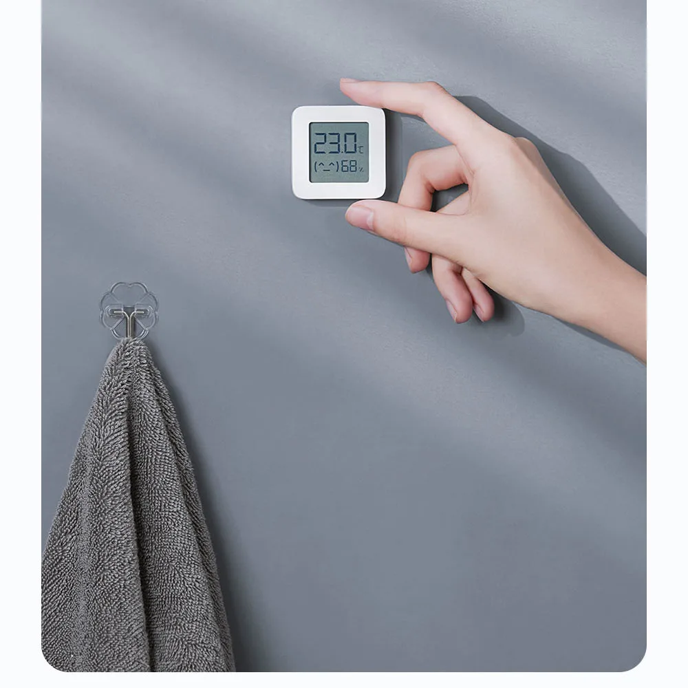 XIAOMI Mijia Bluetooth-Thermometer 2, kabellos, intelligent, elektrisch, digital, Hygrometer, Thermometer, funktioniert mit Akku