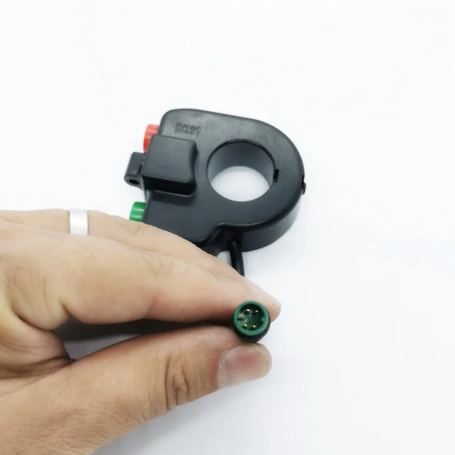 سكوتر كهربائي اليد التحكم التبديل رئيس ضوء بدوره ضوء القرن ل E-الدراجة ثلاثية العجلات سيارة زر التحكم 5 الأساسية المياه واقية