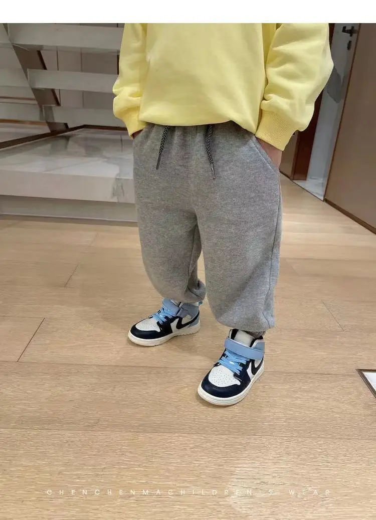 Children's Clothing Pants Winter New Handsome and Fashionable Parent-child Trousers Children's Baby All-match Loose-fitting Trou