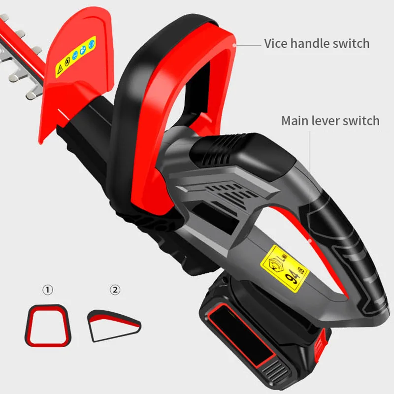 Tagliasiepi elettrico per uso domestico batteria al litio potatura macchina potatura falciatura erba taglio fiori e verde