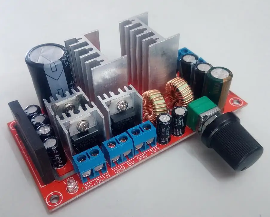 

Lm2596 Adjustable Step-down Module Multiple Output Voltage Stabilizing Circuit DC-DC Power Module 3A High Current