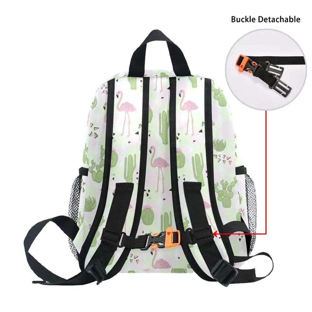 Sac à dos d'école Flamingo pour enfants, sac à livres Design Animal mignon, sac d'école dessin animé pour garçons filles en bas âge