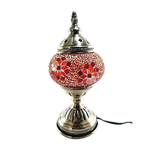 Christmas Gifts Turkish Mosaic Glass Table Lamps | Great Home Decor for Living Room, Bed Room, game Room, Media Room | Also Great