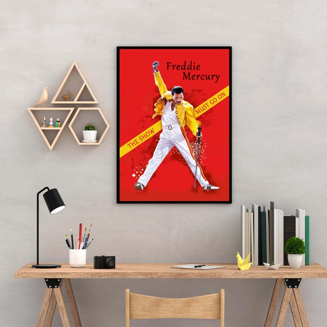 Freddy Mercury - Queen Music Poster Canvas Print Home Decoration Wall Painting ( No Frame )