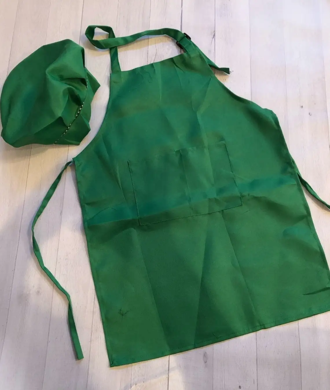 Gepersonaliseerde Kids Chef Koken Schort Chef Hoed Set Custom Naam Kids Kleur Schort Bijpassende Hoed Verjaardagsfeestje Geschenken Bakken Schort