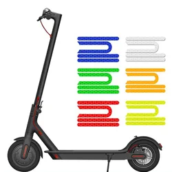 4pcs Electric Scooter Reflective Stickers Front Rear Wheel Protective Shell Warning Stickers for Xiaomi M365 Scooter Accessories